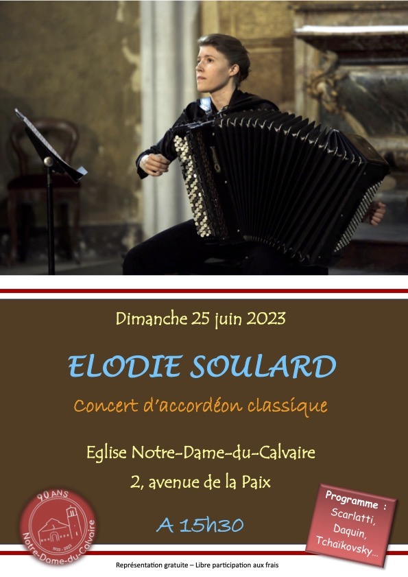 Affiche Concert Elodie Soulard