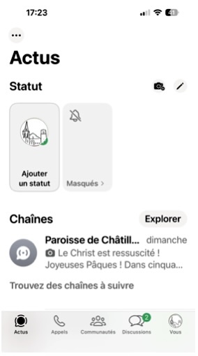 Copie Ecran WhatsApp